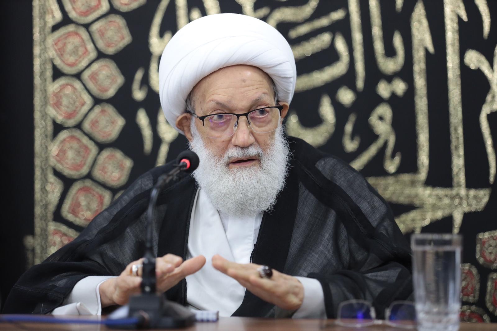 بيانيه آيت الله شيخ عيسى قاسم : آمريكا براى خدوش عظيم است، با ا هانت به اسلام آمريكا در نزد مسلمين "صفر" است