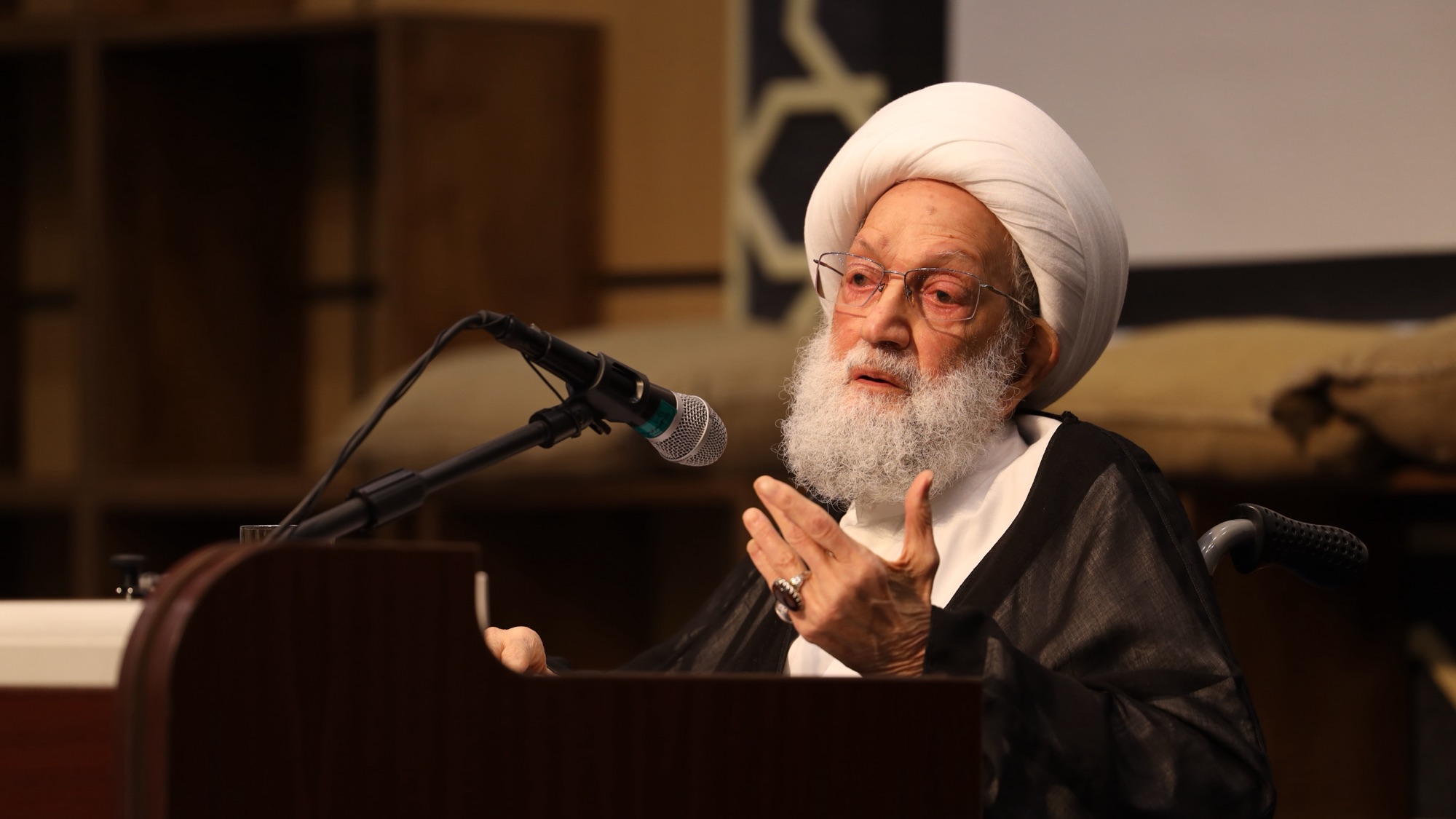 كلمة آية الله قاسم في الحفل التأبيني لشهيد الأمة السيد نصر الله - ١٣ نوفمبر ٢٠٢٤