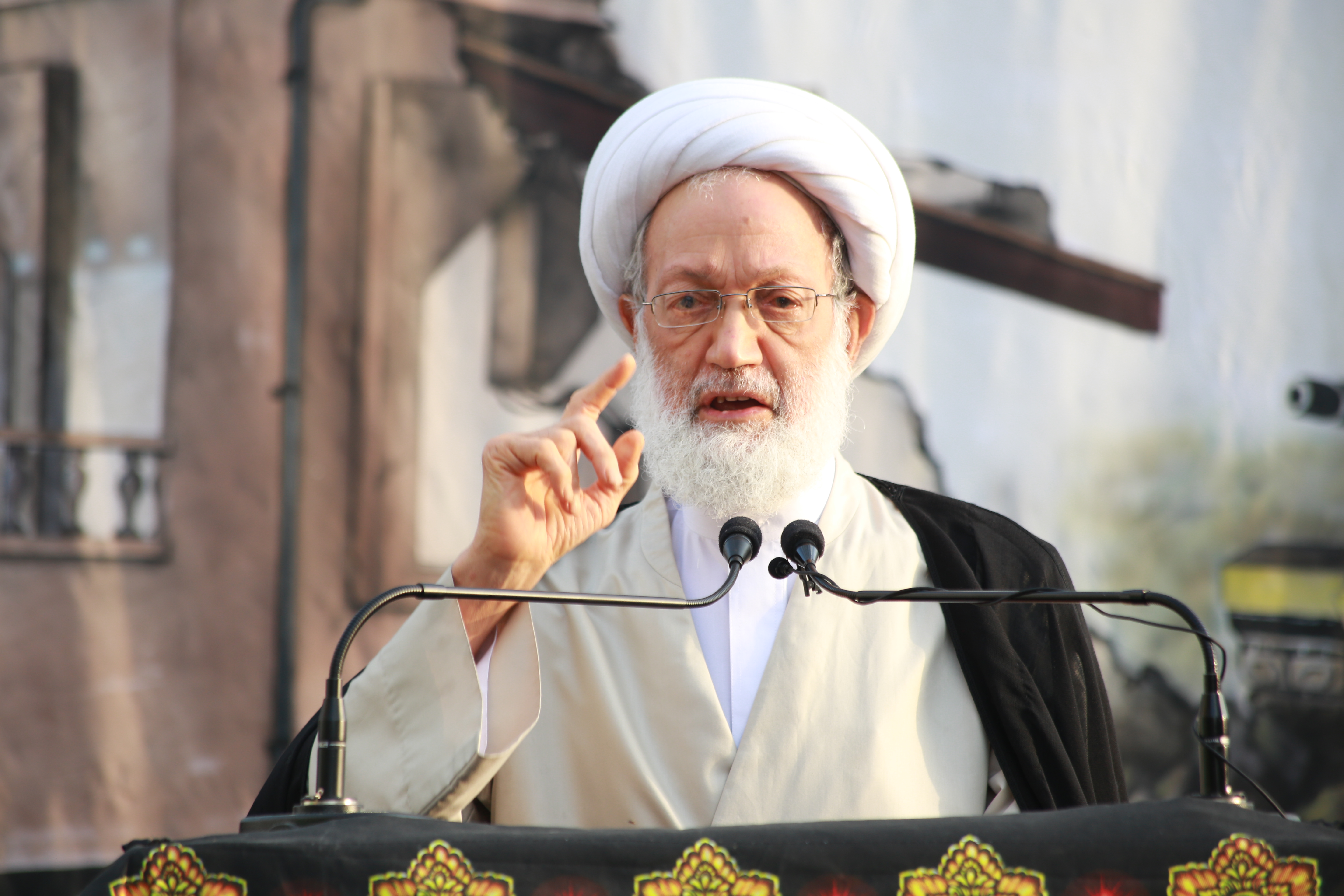 خطاب آية الله قاسم يوم العاشر من المحرم للعام 1435هـ