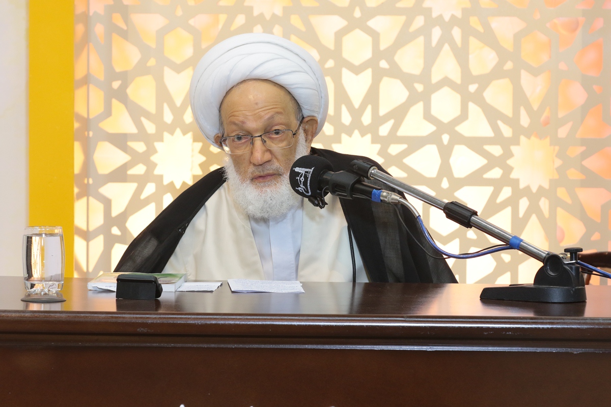 تغطية مصورة : كلمة سماحة آية الله قاسم بمأتم المرخ بعنوان “شهر الله .. ربيع الروح”