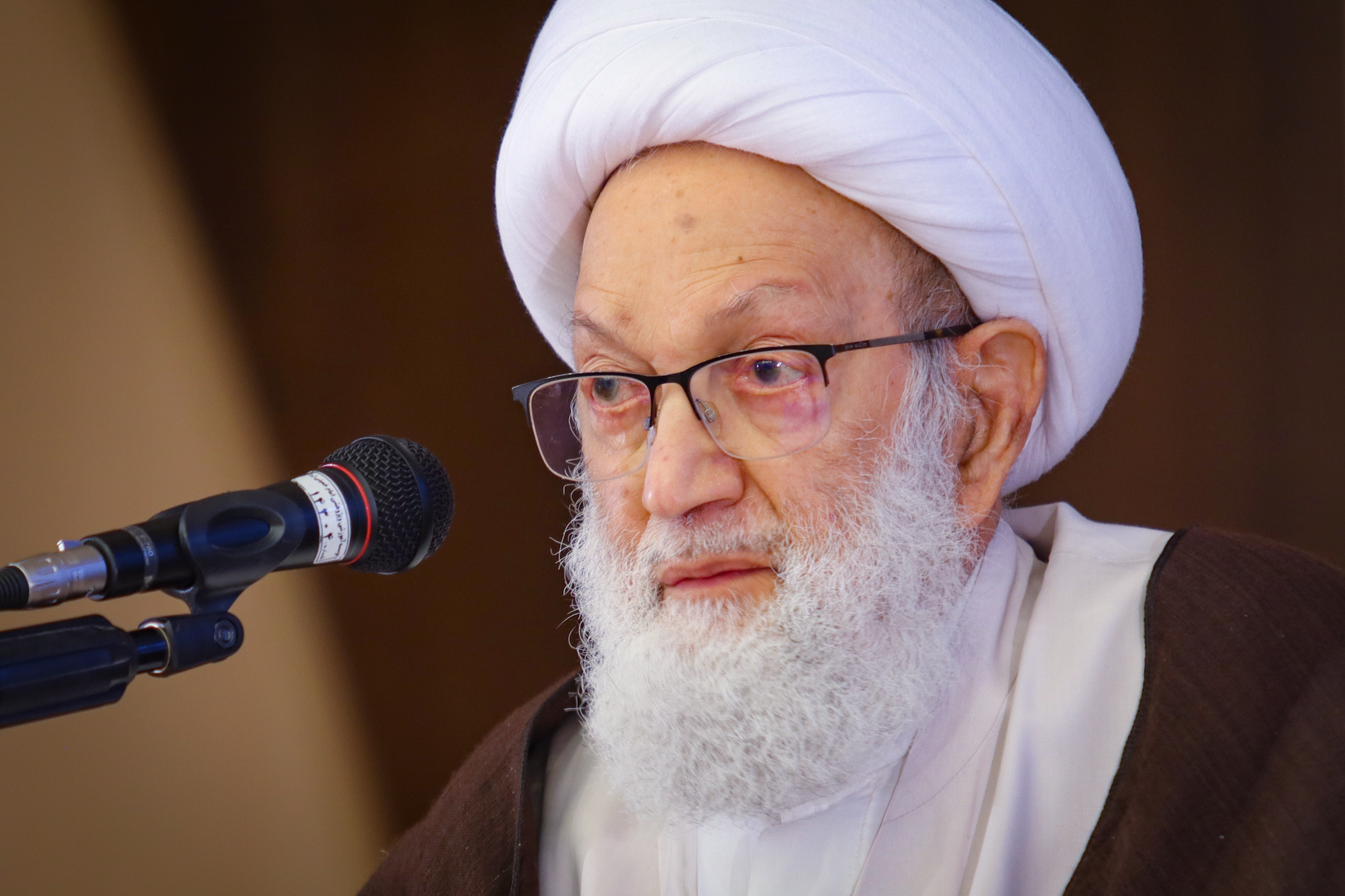 تغطية مصورة : كلمة سماحة آية الله قاسم في الملتقى التعريفي بفكر الراحل آية الله اليزدي - 2021