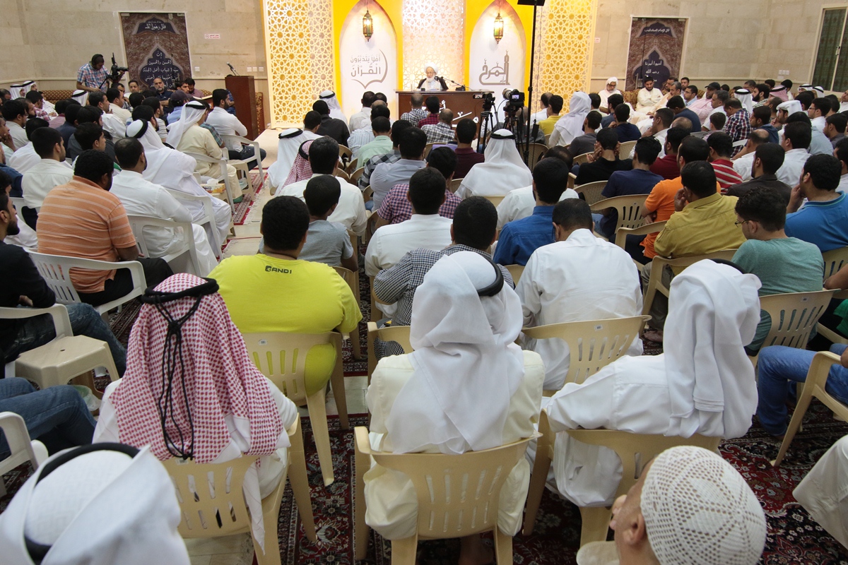 تغطية مصورة : كلمة سماحة آية الله قاسم بمأتم المرخ بعنوان “شهر الله .. ربيع الروح”