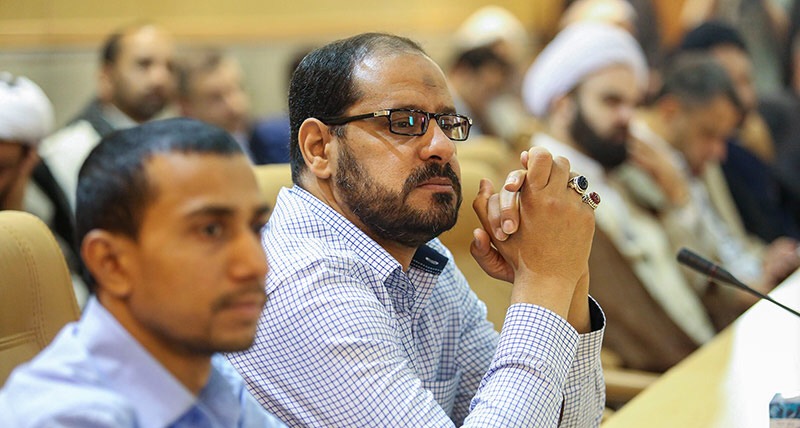 تغطية مصورة : تجمع شخصيات علمائية وفكريّة دوليّة في "العام الثاني من الحصار العسكري على آية الله قاسم"