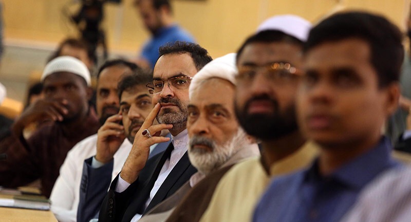 تغطية مصورة : تجمع شخصيات علمائية وفكريّة دوليّة في "العام الثاني من الحصار العسكري على آية الله قاسم"